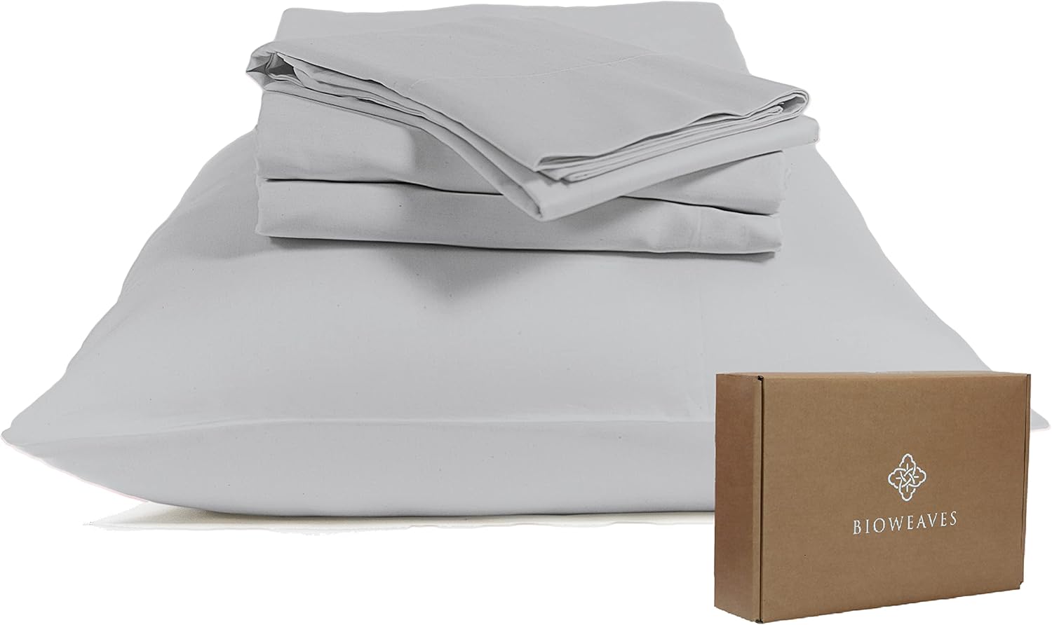 Organic Cotton Sheet Set Glacier Gray