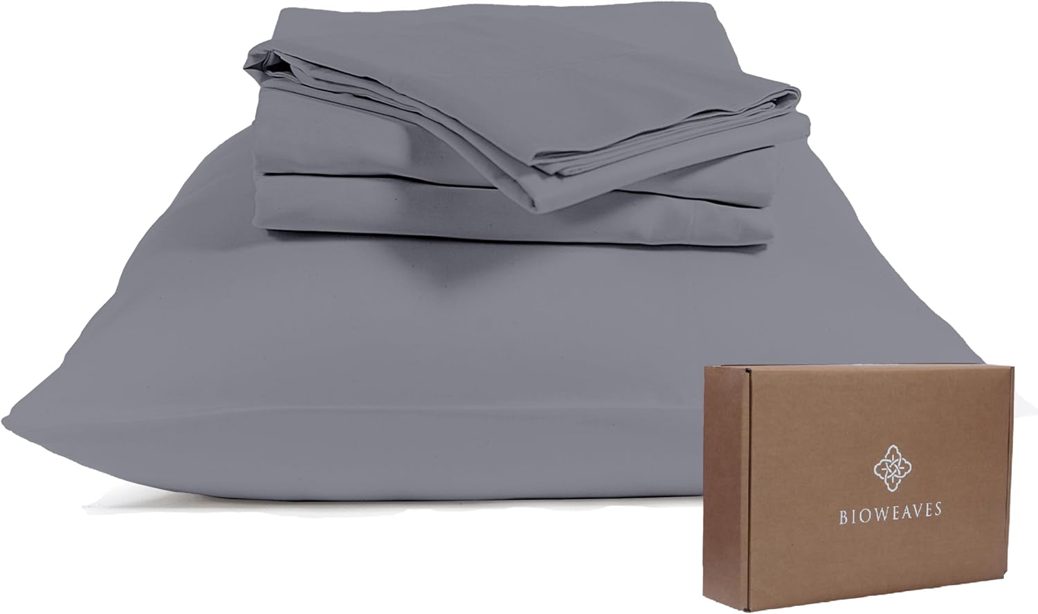Organic Cotton Sheet Set Stone