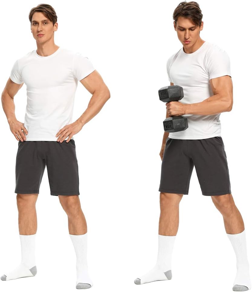 Performance Crew Socks White