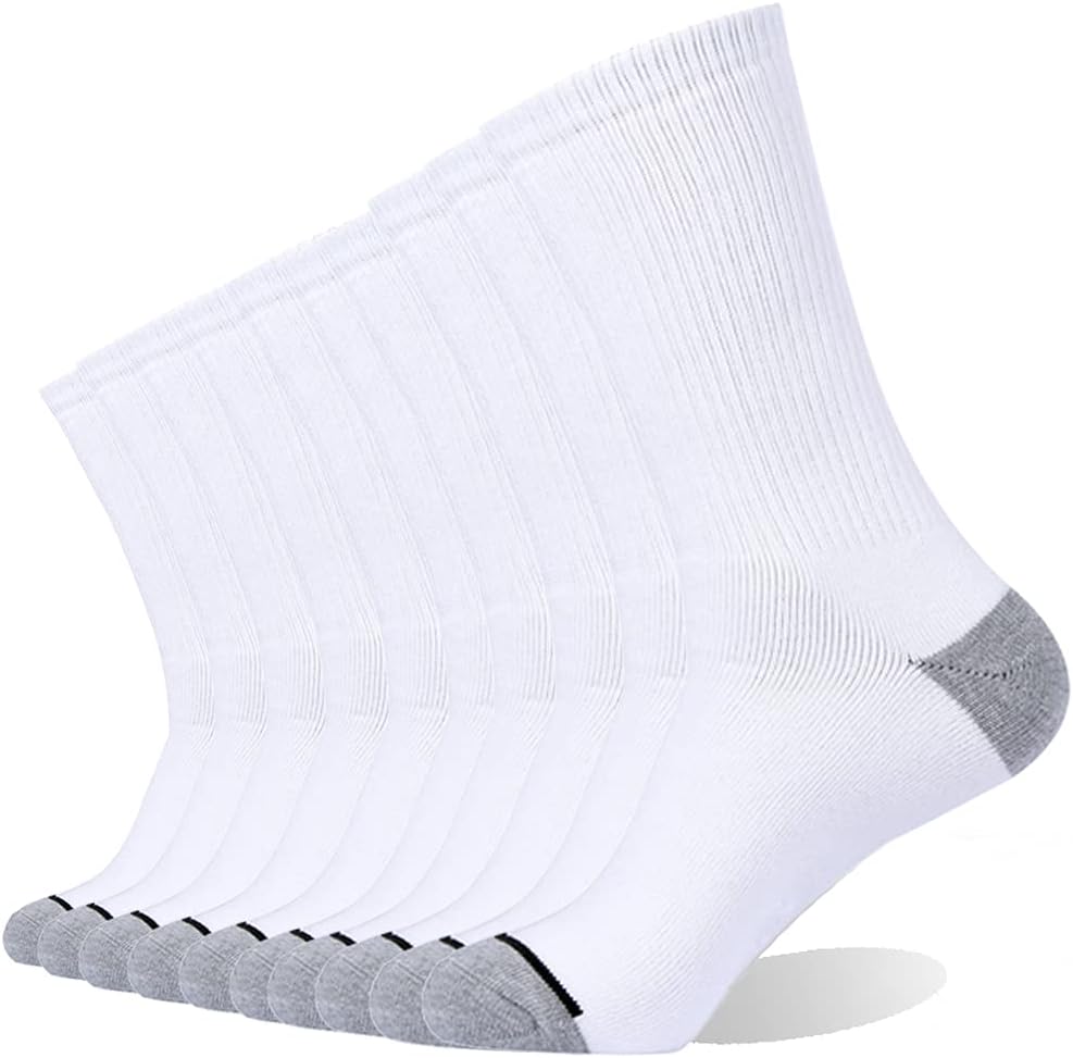 Performance Crew Socks White