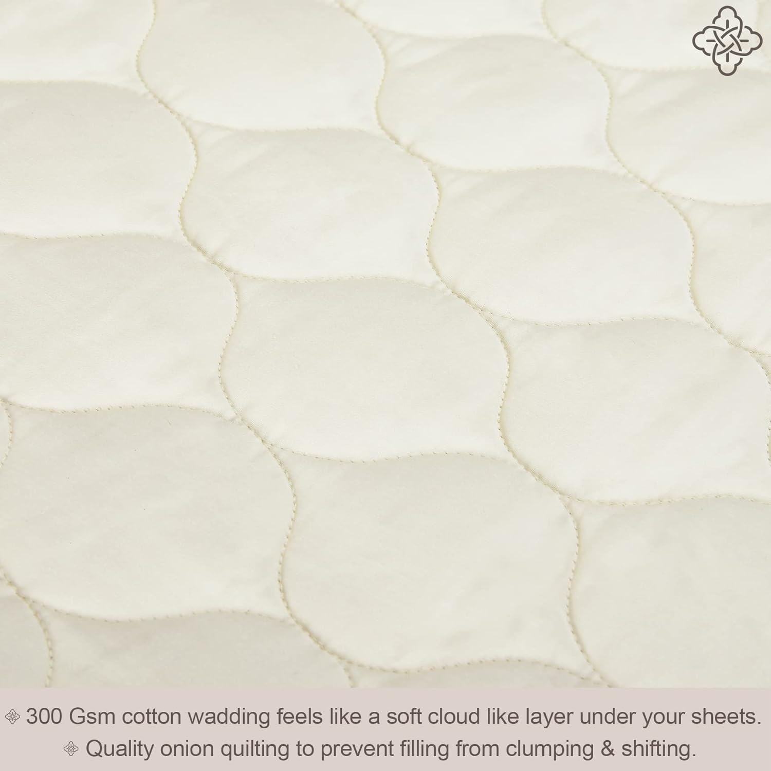 Amethyst-Infused Organic Cotton Mattress Pad Cover
