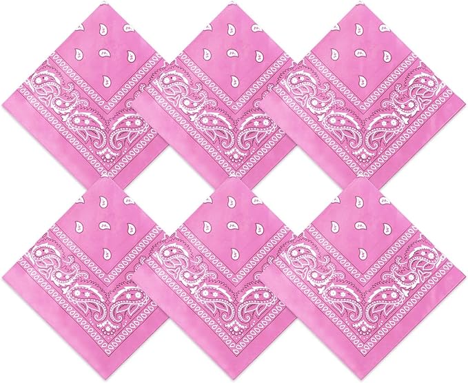 Amethyst-Infused 100% Cotton Bandana