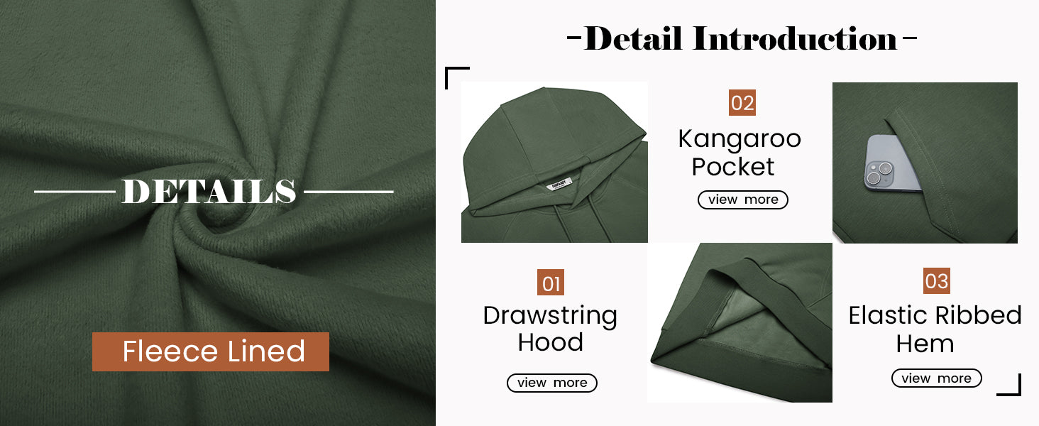 Men's Fleece Hoodies