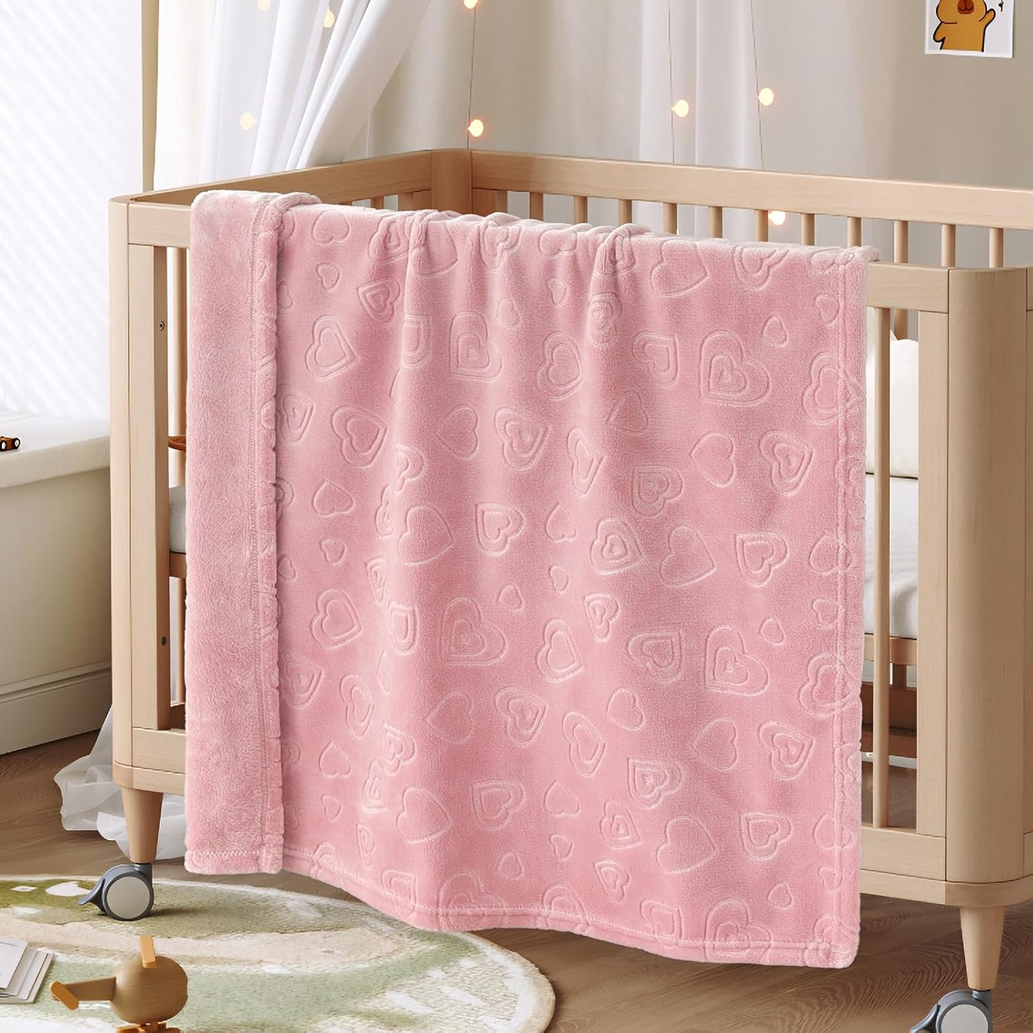 Mineral Health Baby Blanket Blush Pink