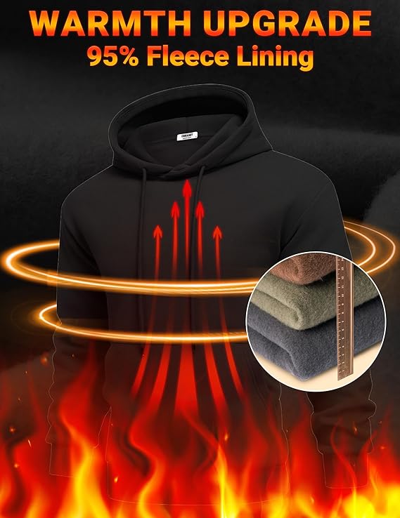 Mineral Health Ultra-Soft Fleece Hoodie Black