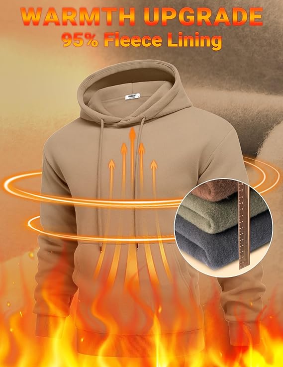 Mineral Health Ultra-Soft Fleece Hoodie  Khaki