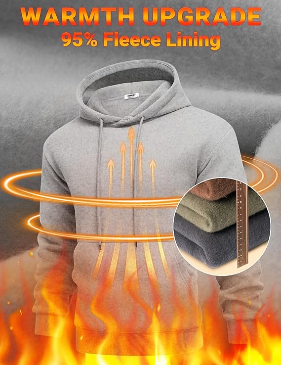 Mineral Health Ultra-Soft Fleece Hoodie Light Grey