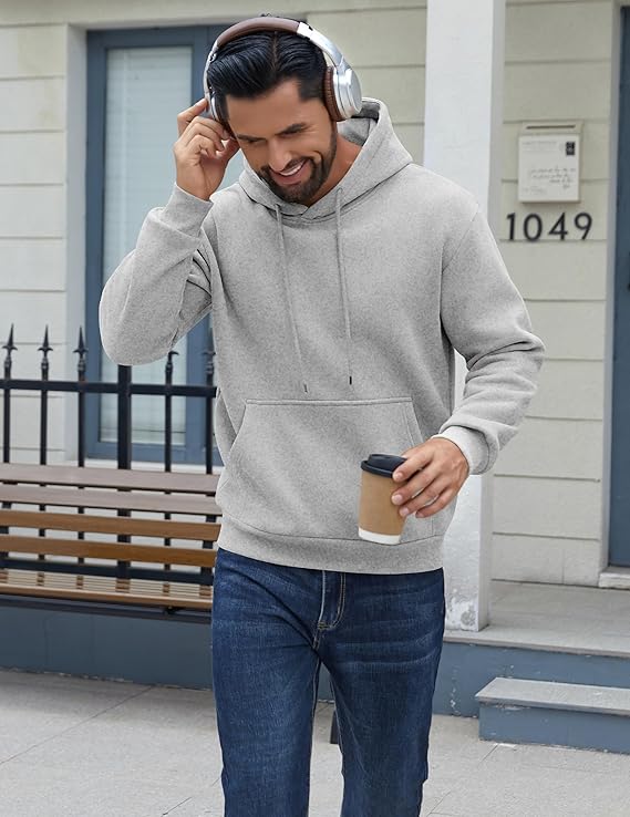 Mineral Health Ultra-Soft Fleece Hoodie Light Grey