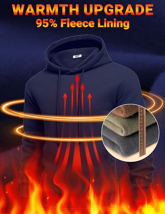 Mineral Health Ultra-Soft Fleece Hoodie Blue Purple