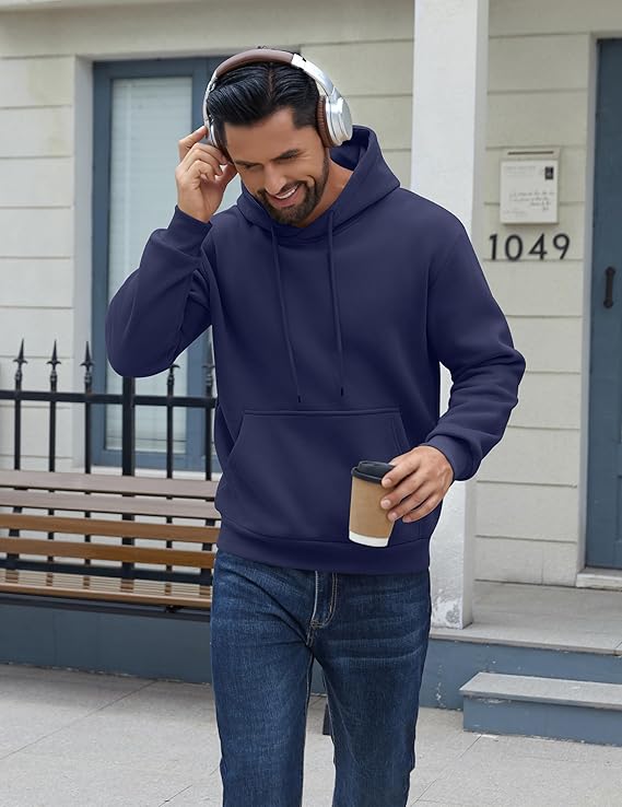 Mineral Health Ultra-Soft Fleece Hoodie Blue Purple