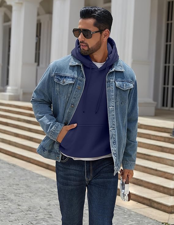 Mineral Health Ultra-Soft Fleece Hoodie Blue Purple