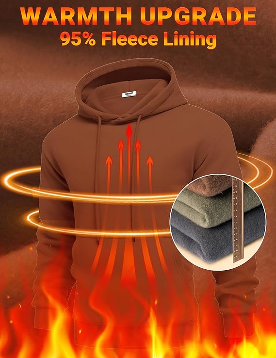 Mineral Health Ultra-Soft Fleece Hoodie Brown