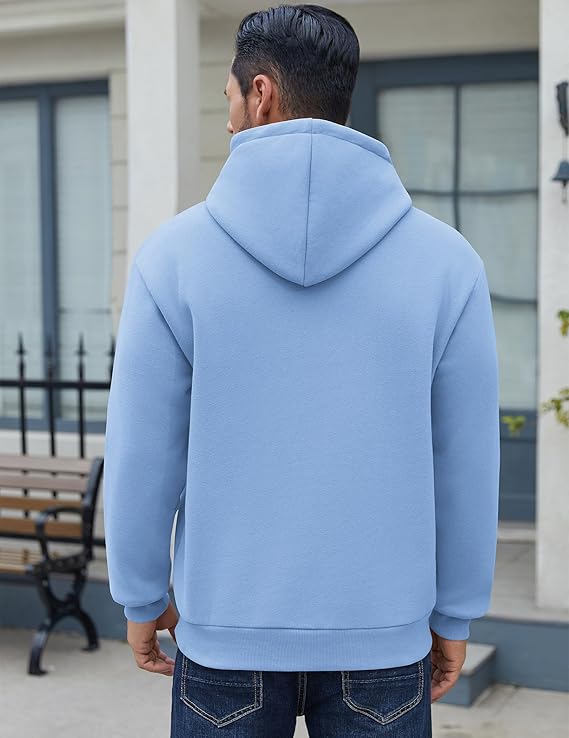 Mineral Health Ultra-Soft Fleece Hoodie Light Blue
