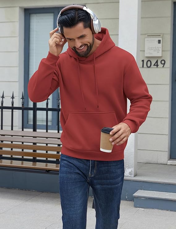 Mineral Health Ultra-Soft Fleece Hoodie Deep Red