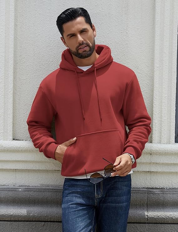 Mineral Health Ultra-Soft Fleece Hoodie Deep Red