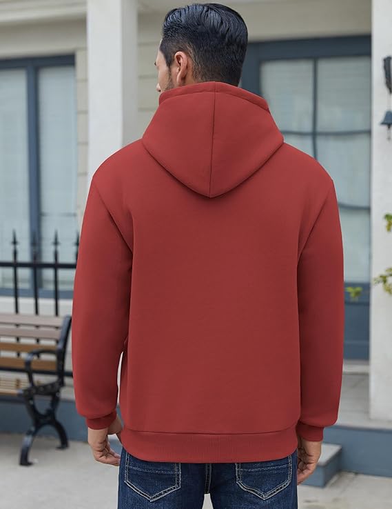Mineral Health Ultra-Soft Fleece Hoodie Deep Red