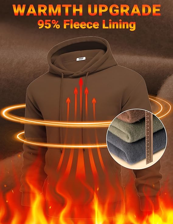 Mineral Health Ultra-Soft Fleece Hoodie Dark Brown