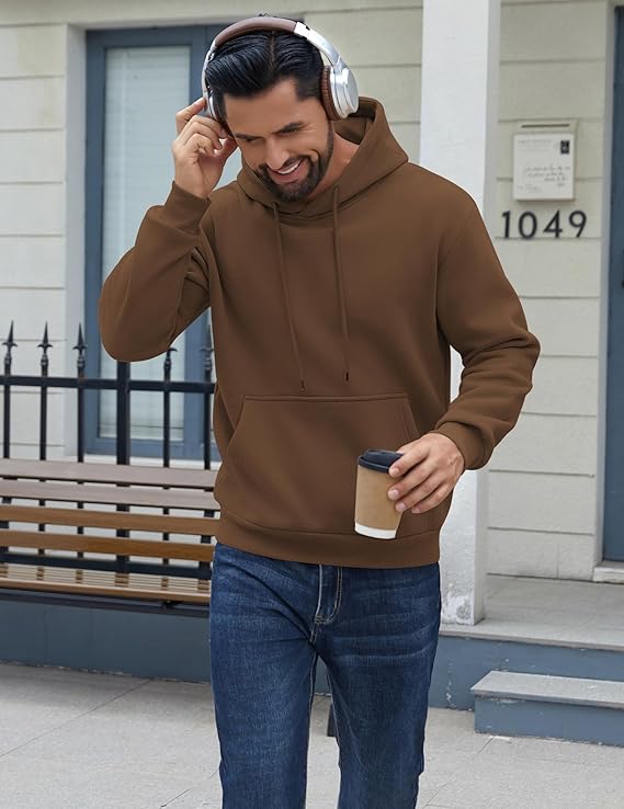 Mineral Health Ultra-Soft Fleece Hoodie Dark Brown