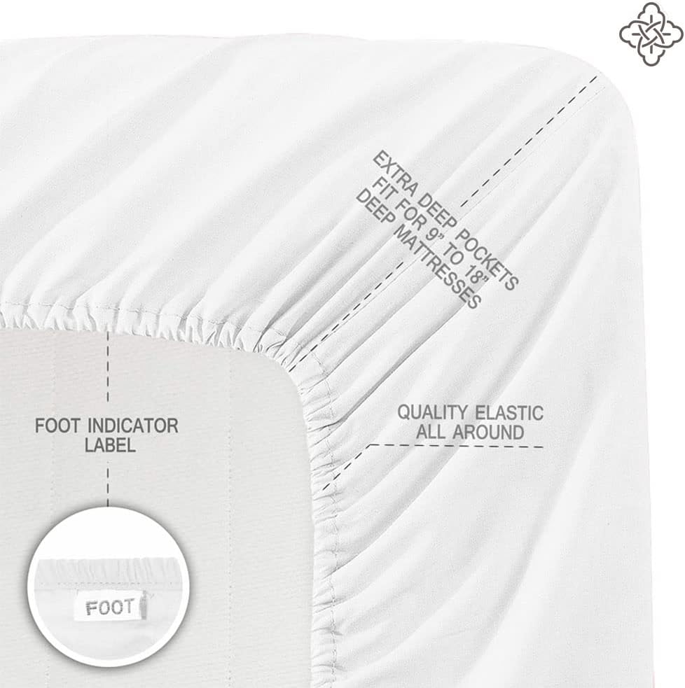 Organic Cotton Sheet Set White