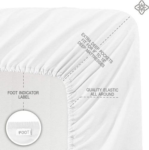 Organic Cotton Sheet Set White