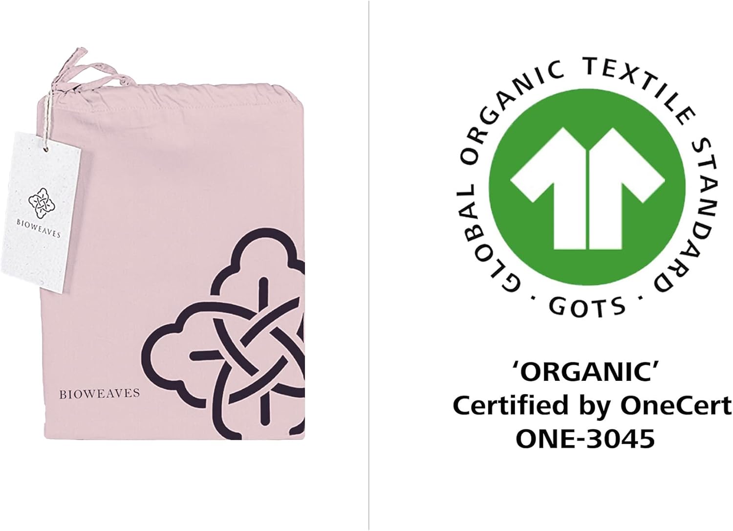 Organic Cotton Sheet Set Blush Pink