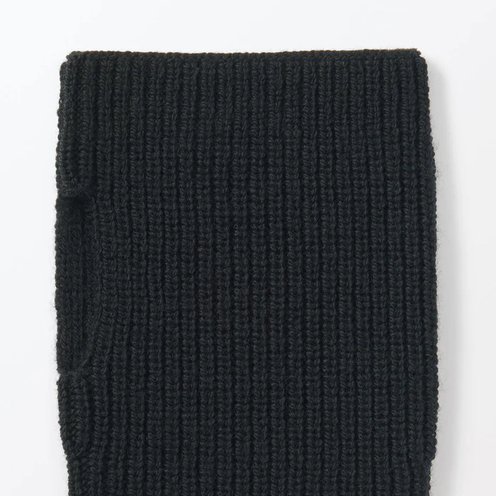 Merino Wool Ribbed Hand Warmers 