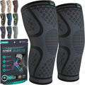 Mineral Health Compression Knee Brace Black