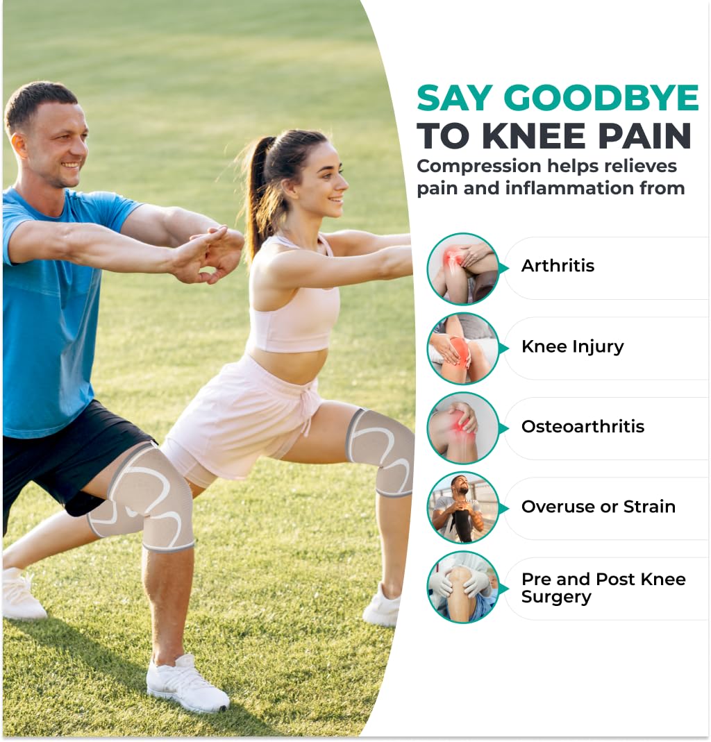 Mineral Health Compression Knee Brace Skin