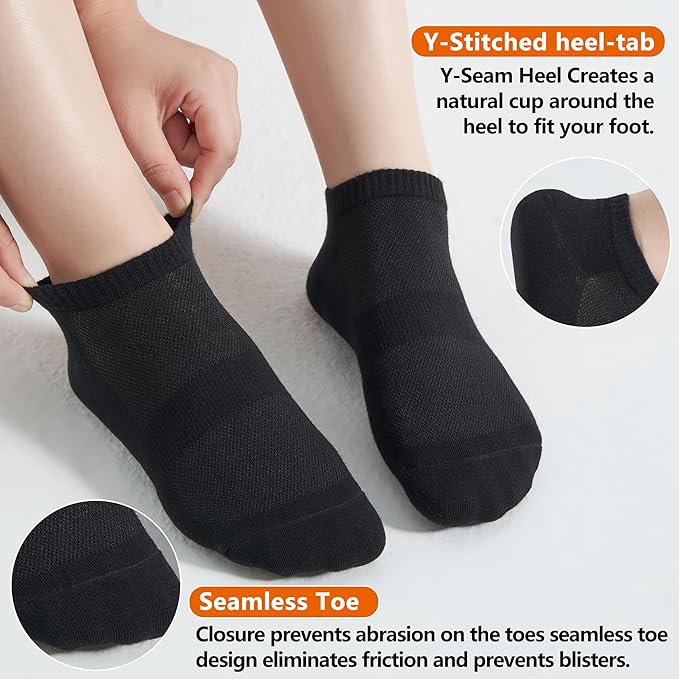 Mineral Health Ankle Socks Black