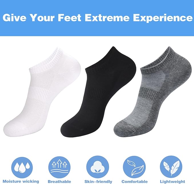 Mineral Health Ankle Socks Black