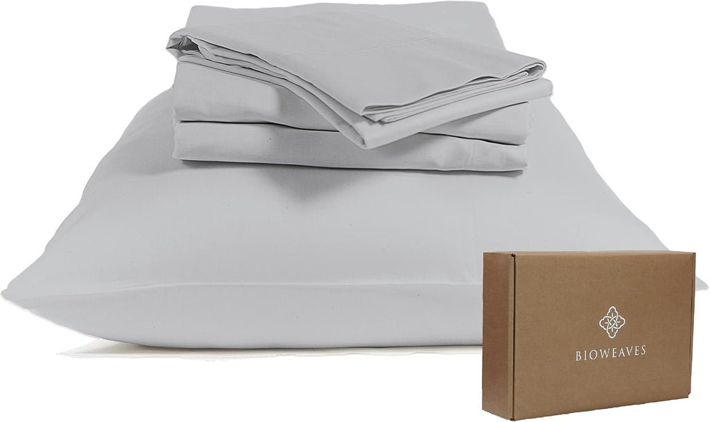 Organic Cotton Sheet Set Glacier Gray