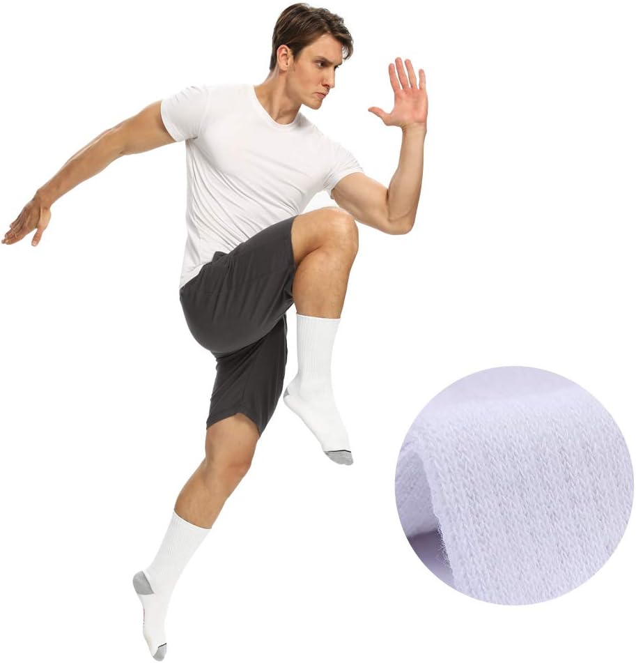 Performance Crew Socks White