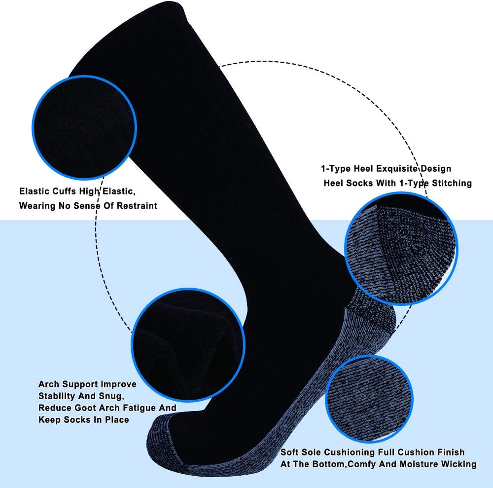 Mineral Health Performance Crew Socks Black